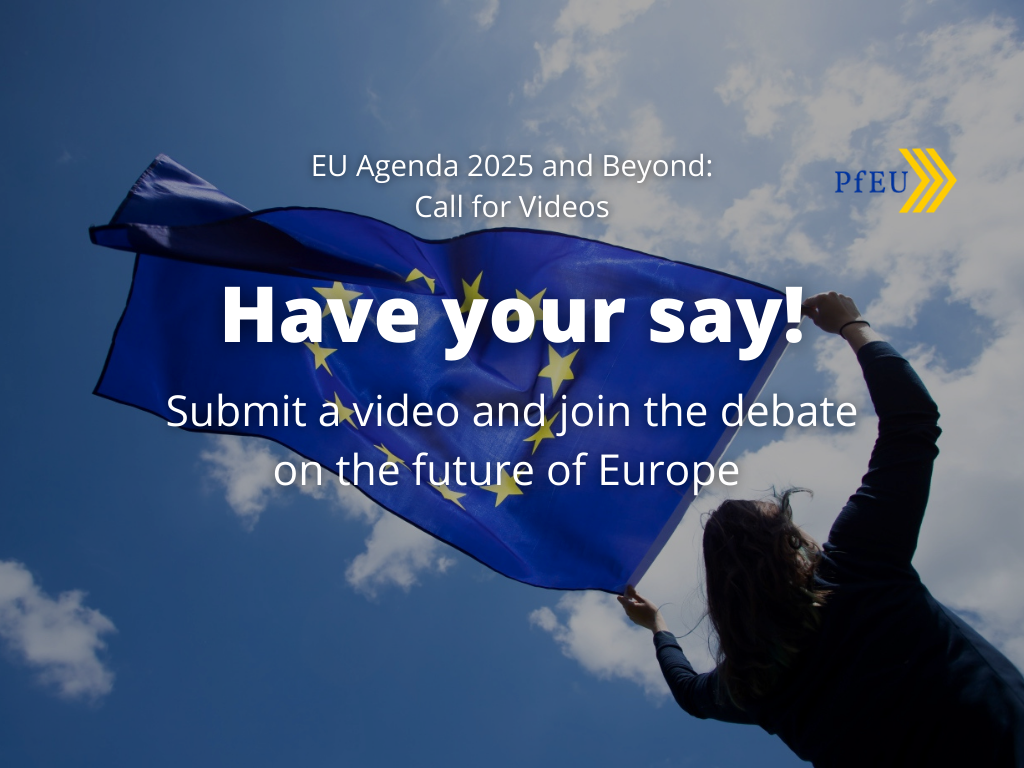 EU Agenda 2025 and Beyond: Have your say! - A Path For Europe (PfEU)